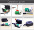 JUXINICE 2PCS DB9 DB-9 adapters9 RS232 RS485 DB9 Breakout Connector Male PIN Adapter to Wiring Terminal,No Soldering