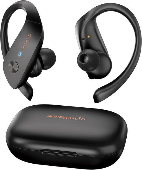 Wireless Headphones - Bluetooth 5.3 TWS Earphones Sports Wireless Headphones, IPX6 ENC Voice Button Type for iPhone,