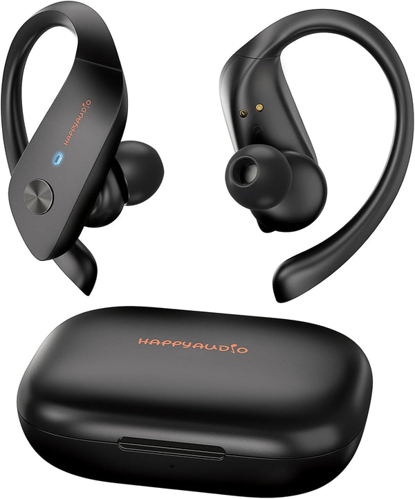 Wireless Headphones - Bluetooth 5.3 TWS Earphones Sports Wireless Headphones, IPX6 ENC Voice Button Type for iPhone,