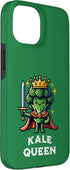 Kale Queen Funny Saying 15 iPhone Kale Queen Funny Quote Kale Lover Veggie Vegan Case
