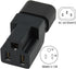 Conntek 30130 IEC C14 to NEMA 5-15R Plug Adapter, 10Amp