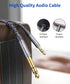 JSAUX 4FT 1/4 to 1/8 Cable Stereo Audio Cable, 6.35mm Male to 3.5mm Male TRS for Guitar, Home Theater, Speakers - Grey