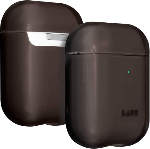 LAUT Crystal-X for AirPods 2 and 1 Charging Case | Crystal Clear Design | Anti-Scratch | Front LED Visible