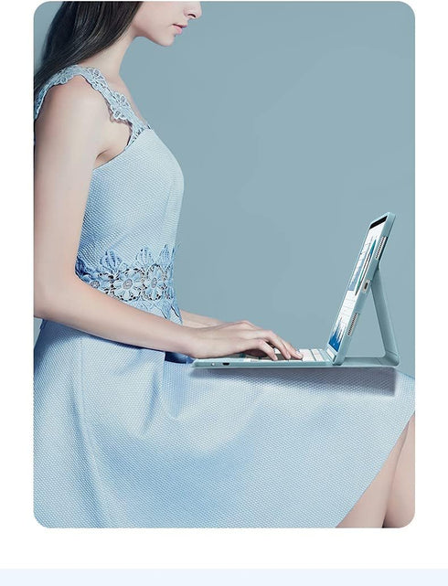 Keyboard Cover with Mouse for Galaxy Tab S9+/S9 Plus 12.4 inch 2023 SM-X810/X816B/X818U, Slim Smart Detachable
