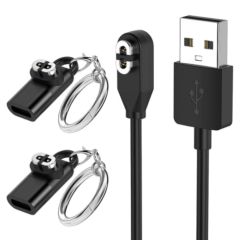 Aftershokz Aeropex AS800 & Shokz Openrun/Openrun Pro/Opencomm Charging Cable, 3.3ft USB Magnetic Type C Adapter.
