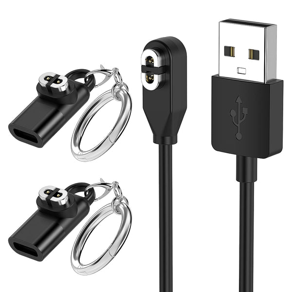 Aftershokz Aeropex AS800 & Shokz Openrun/Openrun Pro/Opencomm Charging Cable, 3.3ft USB Magnetic Type C Adapter.