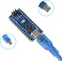 ALMOCN V3.0 ATmega328P 0.96 Inch Mini Nano Module Microcontroller Board with USB Cable Compatible with Arduino + Nano