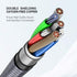 3.5mm 3 6.6FT/2M 3.5mm 3-Male MP3, to RCA Audio Video Cable, to RCA Adapter Stereo AUX Cord AV Cable for Camcorders