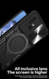 Military Grade Phone Case for Samsung Galaxy A71 5G, Heavy Duty TPU+PC, Built-in Kickstand, Magnetic Rotate Ring Holder