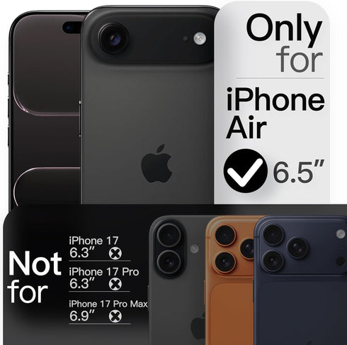 JETech 6.5-Inch Slim Case for iPhone Air, Ultra-Thin Lightweight Minimalist Phone Cover with Camera Lens Protection