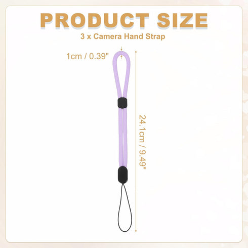 Adjustable Nylon Wrist Strap for Cameras and Phones - Versatile Lanyard for Keys and USB