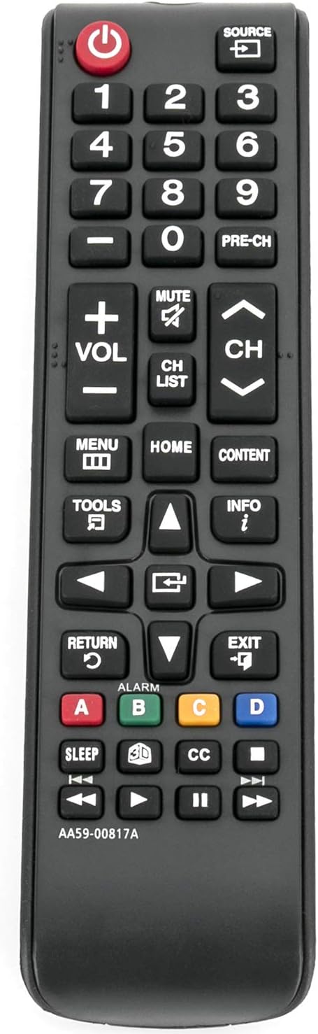 New AA59-00817A Remote Control for Samsung LED TV Models: HG22NE478, HG22NE690, HG24ND470, HG24NE690, and more