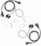 Acoustic Tube Surveillance Earpiece Headset for Icom IC-F24S IC-F3 IC-F4 IC-H6 IC-U12 IC-V82 Radio (Pack of 2)