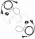 Acoustic Tube Surveillance Earpiece Headset for Icom IC-F24S IC-F3 IC-F4 IC-H6 IC-U12 IC-V82 Radio (Pack of 2)