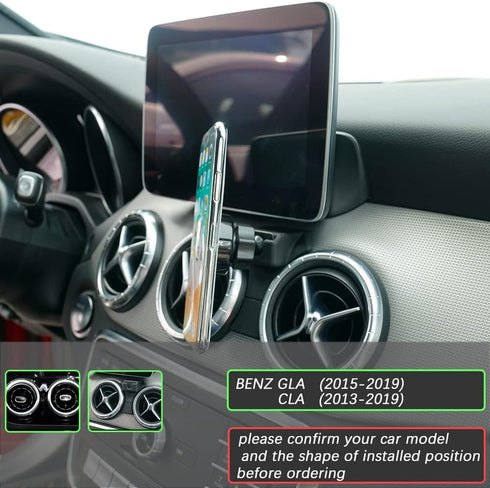Car Phone Holder fit for Mercedes-Benz GLA-Class,Air Vent Phone Mount fit for GLA-Class 2015-2020,CLA-Class 2014-2019,Custom fit Magnetic Phone Holder Compatible for All Phones