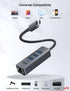 uni USB-C to Ethernet Adapter, USB C Hub with RJ45 1000 Gigabit Ethernet, Compatible with MacBook Pro/Air