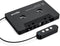 arsvita 5.1 Bluetooth Cassette Adapter, Car Audio Receiver, Hands-Free Call, Supports Micro SD Card, Black, Type BCA02