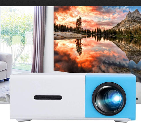 Mini Projector, 1080P Full HD LED Video Projector, Indoor/Outdoor Portable for Home and Travel