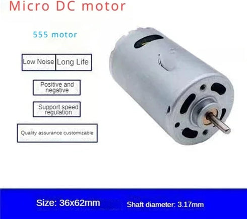 CSCPEXCZ 3V6V12V 130/280/365/385/775 775 DC Motor DIY high-Speed Small Motor for Vehicle and Boat Model Toys (Size :