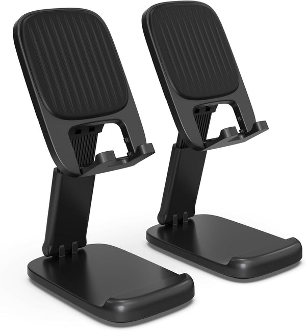 NKNZLY 2 Pack Cell Phone Stand for Desk, iPad Stand [Height Adjustable &