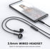 MOSWAG in Ear Wired Headphones, Wired Earbuds with Microphone, 3.5mm Jack in Ear Headphones with Microphone Suitable for Smartphones, Computers, Laptops, IPads, MP3 Players, Etc