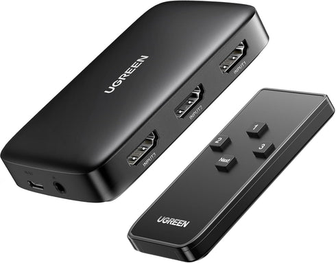 UGREEN HDMI Switch 3 in 1 Out 4K HDMI Splitter with Remote Supports