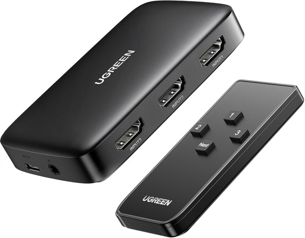 UGREEN HDMI Switch 3 in 1 Out 4K HDMI Splitter with Remote Supports