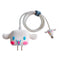 3D Cute Cartoon Charger Protector Case for Apple 20W USB-C Power Adapter and Lightning Cable (White Dog)