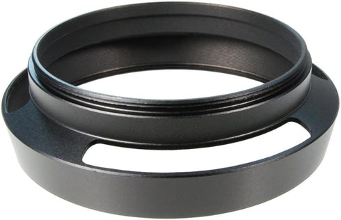 46mm Pro Angle Vented Metal Lens Hood Sun Shade for Leica/Contax/Zeiss Cameras with 55mm Lens Cap