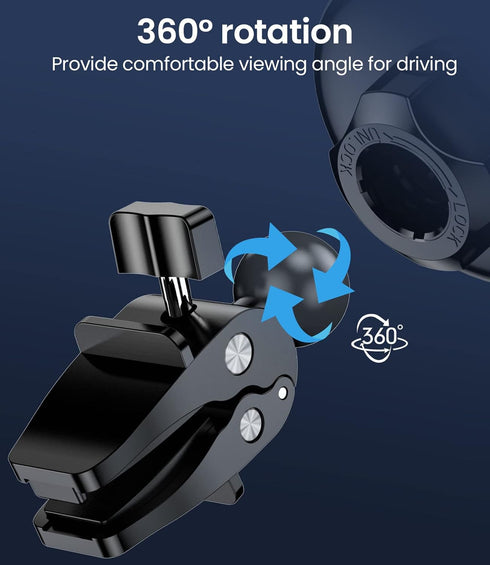 MOKPR Universal Air Vent Clip for Wireless Car Charger & Mount, Ultra Strong Anti-Shake Grip for Phone Holders