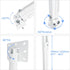 suptek 49inch Extended Mini Projector Ceiling Mount, Adjustable Wall Mount with Thread Adapters for Projector