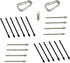 (20pcs Pack) Tab S7 S Pen Nibs Replacement Stylus Tips for Samsung Galaxy Tab S7, S7 Plus (Black/Gray)