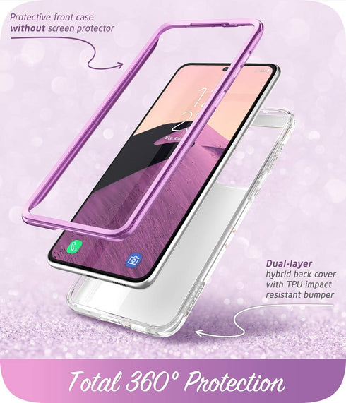 i-Blason Cosmo Series Case for Samsung Galaxy S21 Ultra 5G, Slim Stylish Protective Case (Amethyst)