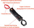 DIANN 8pcs 2pcs 1 2pcs 2 2pcs 3 2pcs 4 AAA Battery Holder AAA Battery Holder Slot AAA Battery Holder AAA Battery Holder