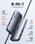 USB C Docking Station Dual Displayport Monitor, USB C Hub with 2 DP, HDMI, VGA, PD Charging, USB A&C Ports
