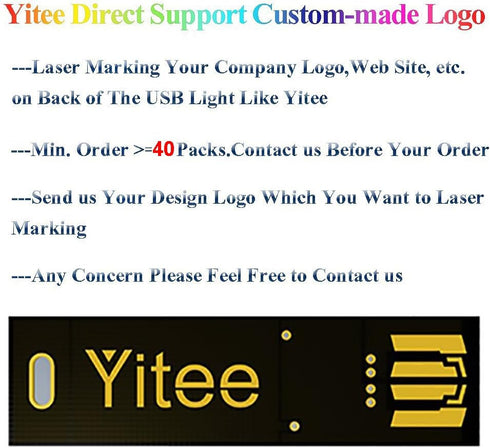 5pcs 6 Dimming Qty:5 Yitee LED Circuit Boards USB Light Keychain Super Bright LEDs Mini USB Light Lamp with Smart Touch