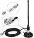 BINGFU 27MHz PL259 CB Radio Antenna Magnetic Base Soft Whip & BNC Male Compatible with Cobra Midland Uniden Maxon