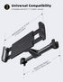 Lamicall Car Headrest Mount, Tablet Headrest Holder - Stand Cradle Compatible with iPad Pro Air Mini, Galaxy Tabs,