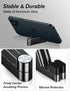 Cell Phone Stand, Phone Stand for Desk, Foldable & Portable iPhone Stand, Phone Holder Stand Compatible with All Mobile Phone, iPhone, iPad Mini, Tablet 4-10.5" (Black)