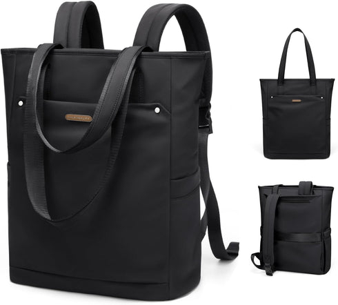 Convertible Laptop Backpack for Women Men Carry on Tote Backpack Teacher Bookbag