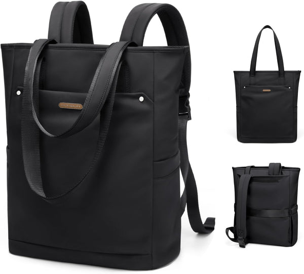 Convertible Laptop Backpack for Women Men Carry on Tote Backpack Teacher Bookbag