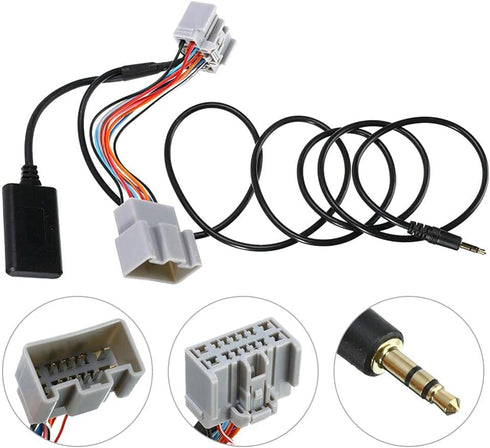 Car Bluetooth Aux Adapter Cable Radio Cars Electronics Accessories Bluetooth aux Replacement Compatible with C30/S40/V40/V50/S60/S70/C70