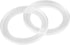 X AUTOHAUX 2Pcs Car Speaker Spacer Ring Mounting Plate for 2.5 Inch Speakers - Acrylic 60mm ID Universal
