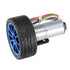 6V 65mm Toy(100RPM) DC DIY Encoder Gear Motor with Mounting Bracket Wheel Kit Micro Speed Reduction Motor Mini Motor