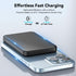 TONKEE 5000mAh,Magnetic Pack 16/15/14/13/12 Magnetic Power Bank Portable Charger for iPhone with Type-C Cable,Slim