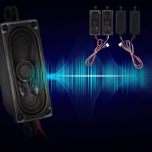 EBTOOLS 2Pcs 4 Ohm 5W TV Speaker Loudspeaker Sound Amplifier Unit for LCD TV Advertising Player