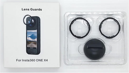 Lens Guards Compatible with Insta360 X4 Premium Lens Protector, X4 Glass Protective Cover
