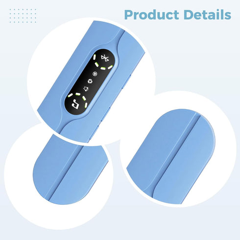 wkao 5.4 6.1 1.4 0.5 Wireless Bone Conduction Speaker Pillow With Sleep Timer, Music Player, Under-Pillow White Noise