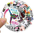 Taekwondo Stickers, 50 Pcs Martial Arts Black Belt Self-Protection Decals for Laptop, Water Bottle, and Party Supplies