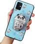 Cute Cartoon Case for Samsung Galaxy A71 5G, Slim Silicone Fit Protective Cover with 3D Liquid Glitter
